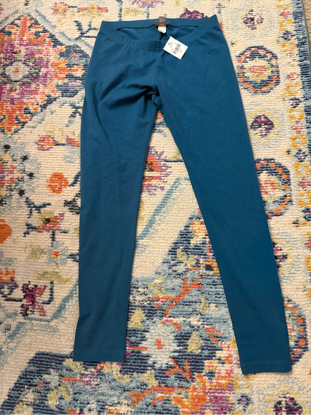 J. Jill Deep Sea Teal Cotton leggings